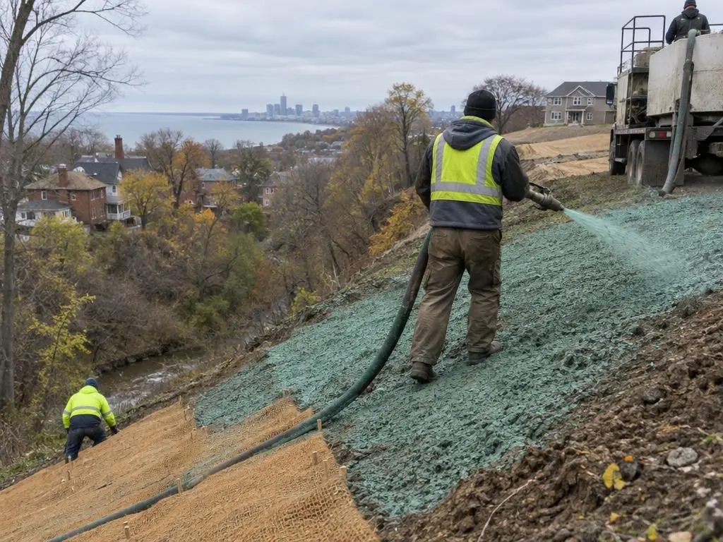 Slope & Ravine Erosion Control in Cleveland, OH